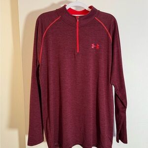 Under Armour Burgundy and Red Pullover